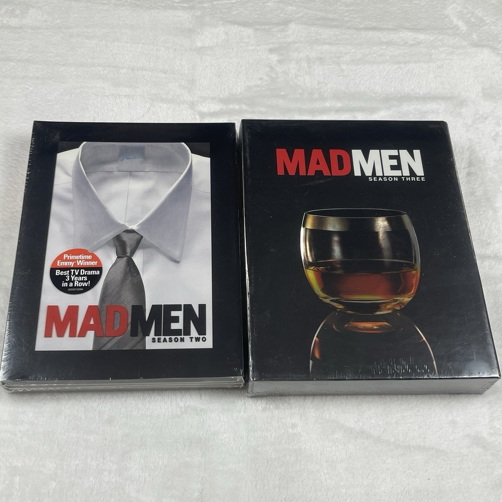 Mad Men: Seasons Two & Three (DVD, 2008) Each‎ Four Disc Set New Sealed